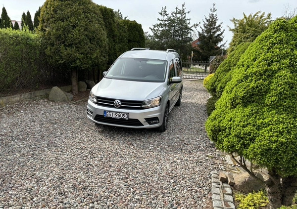 Volkswagen Caddy cena 89000 przebieg: 130000, rok produkcji 2016 z Gliwice małe 67